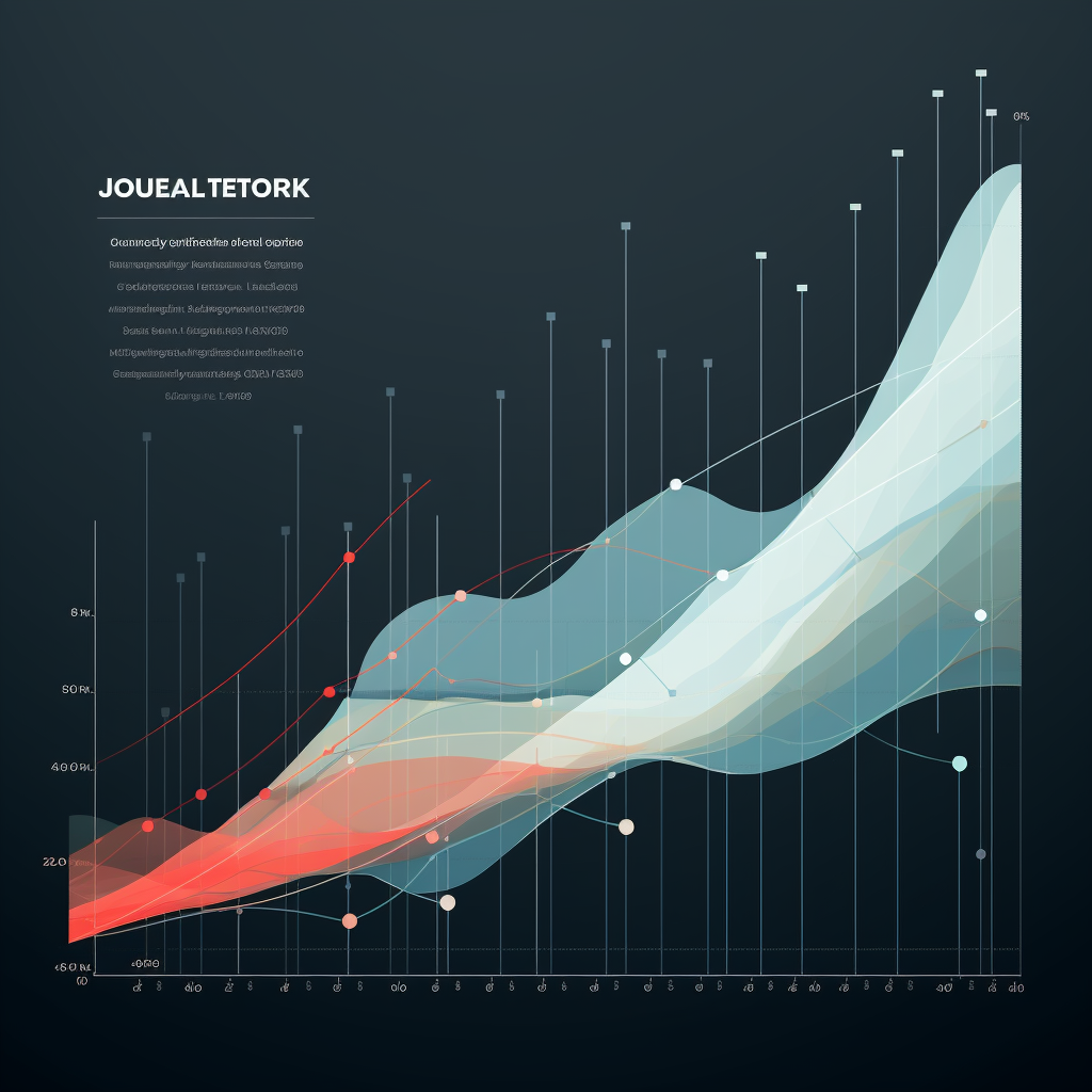 A digital partnership graph illustrating the growth potential through joint ventures in the online world.